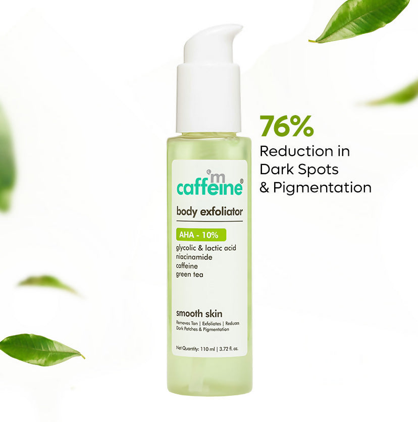 mCaffeine Green Tea & 10% AHA Body Exfoliator