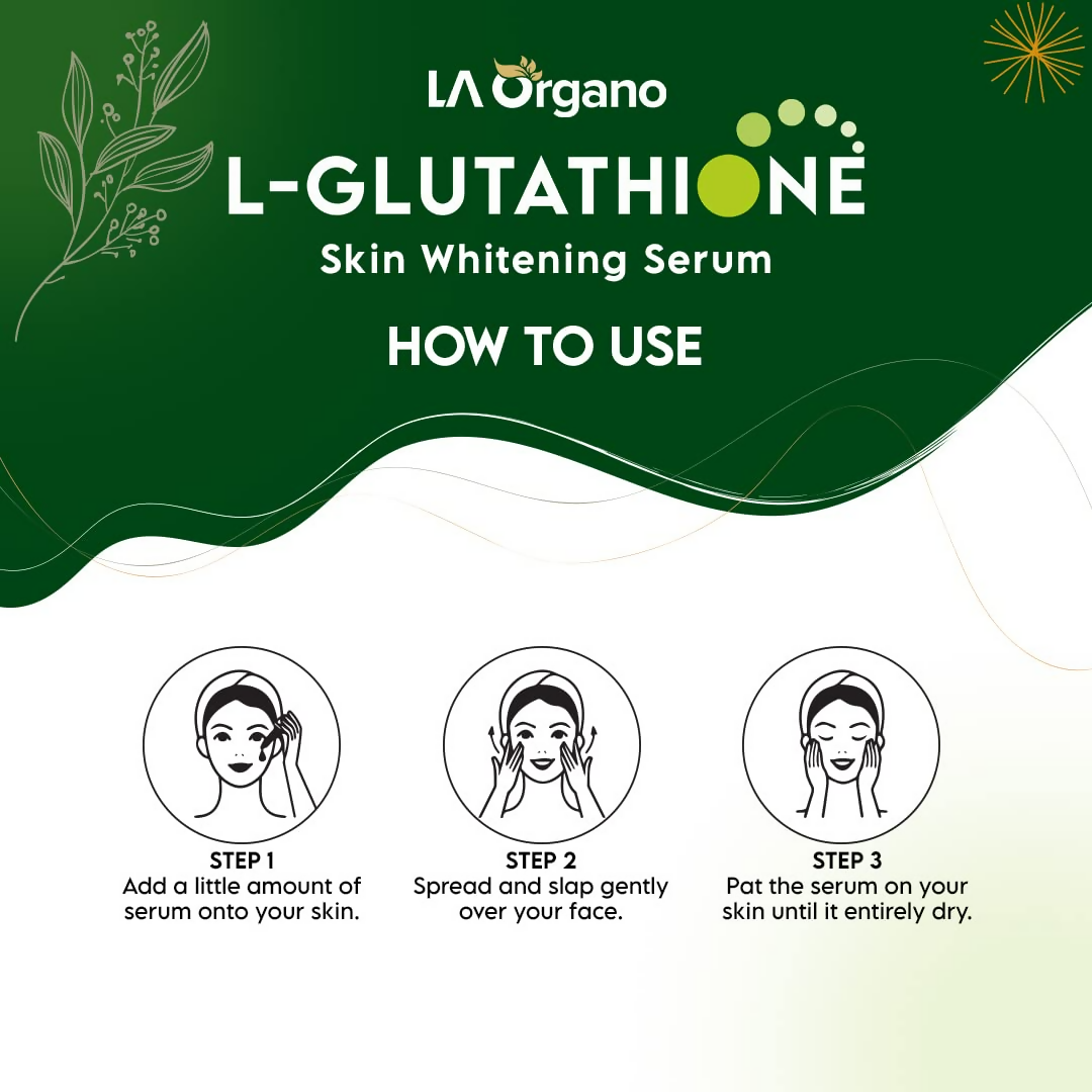 LA Organo L-Glutathione Serum For Skin Whitening