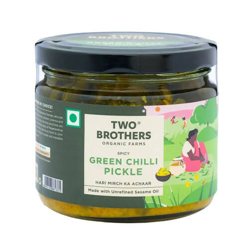 Two Brothers Organic Farms Spicy Green Chilly Pickle