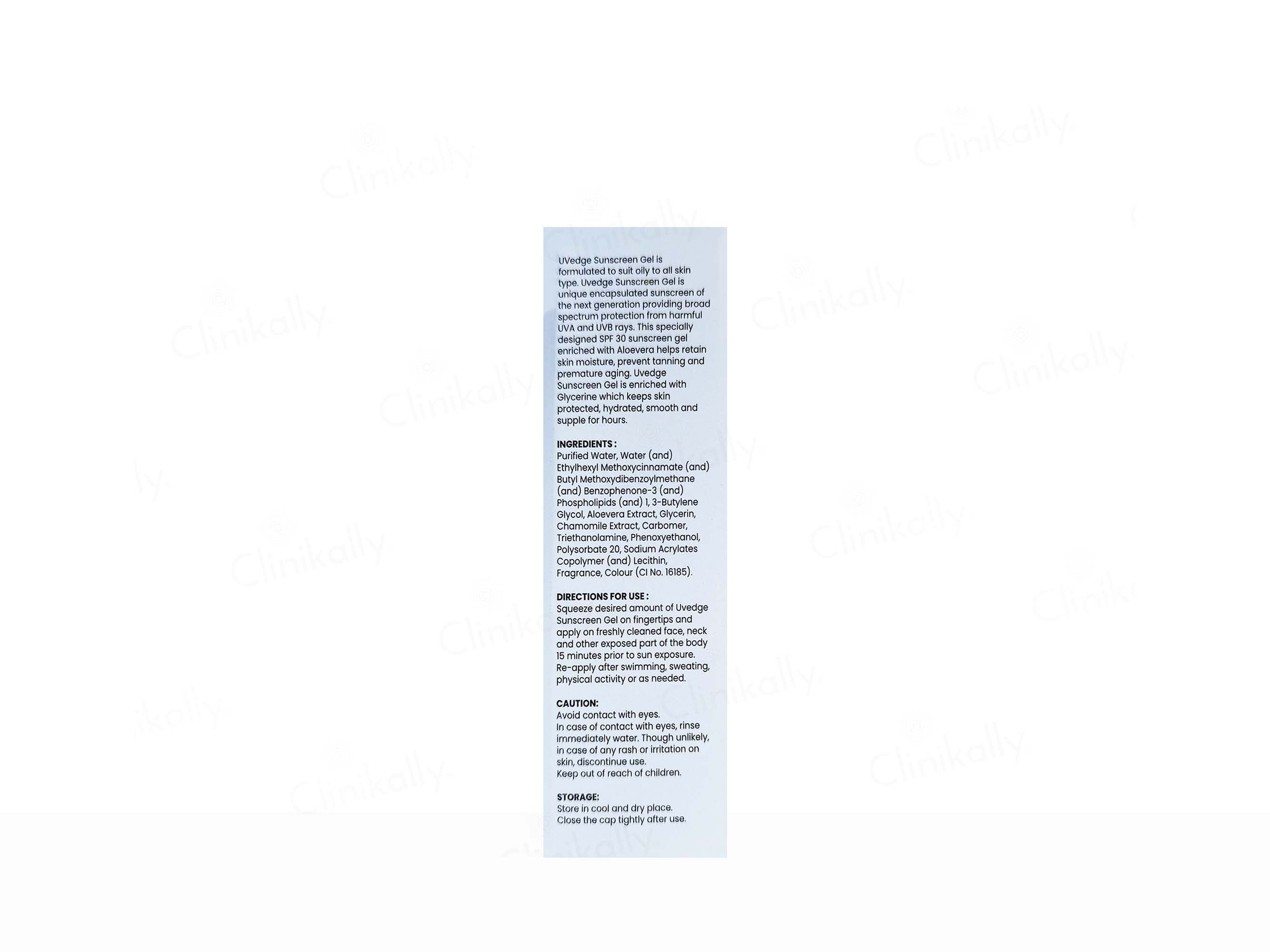 UVedge Sunscreen Gel SPF 30