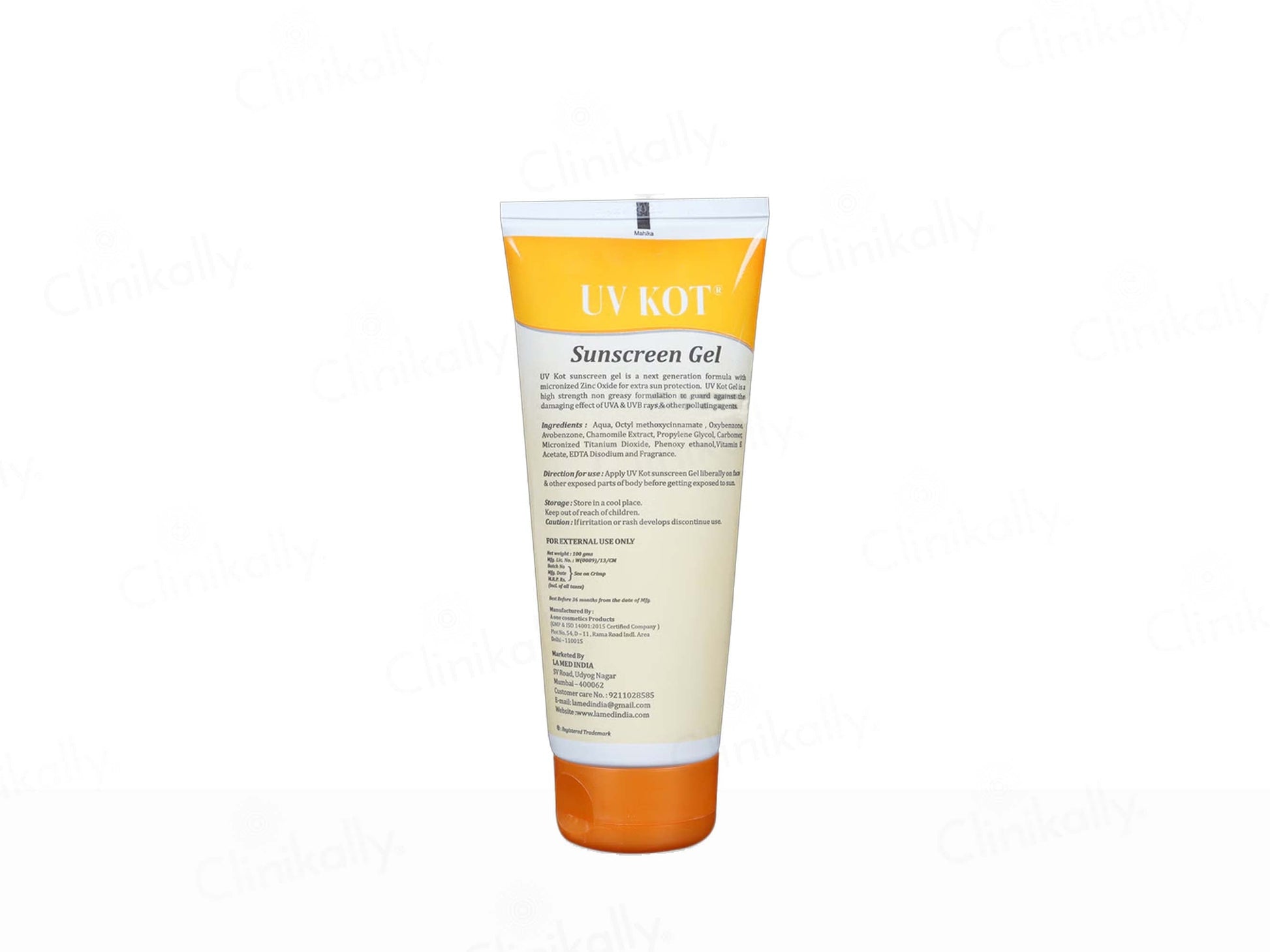 UV Kot Sunscreen Gel SPF 30+