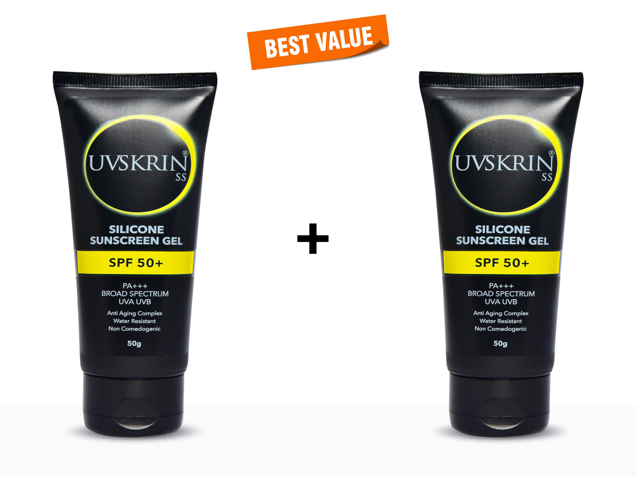UVSkrin SS Silicone Sunscreen Gel SPF 50+