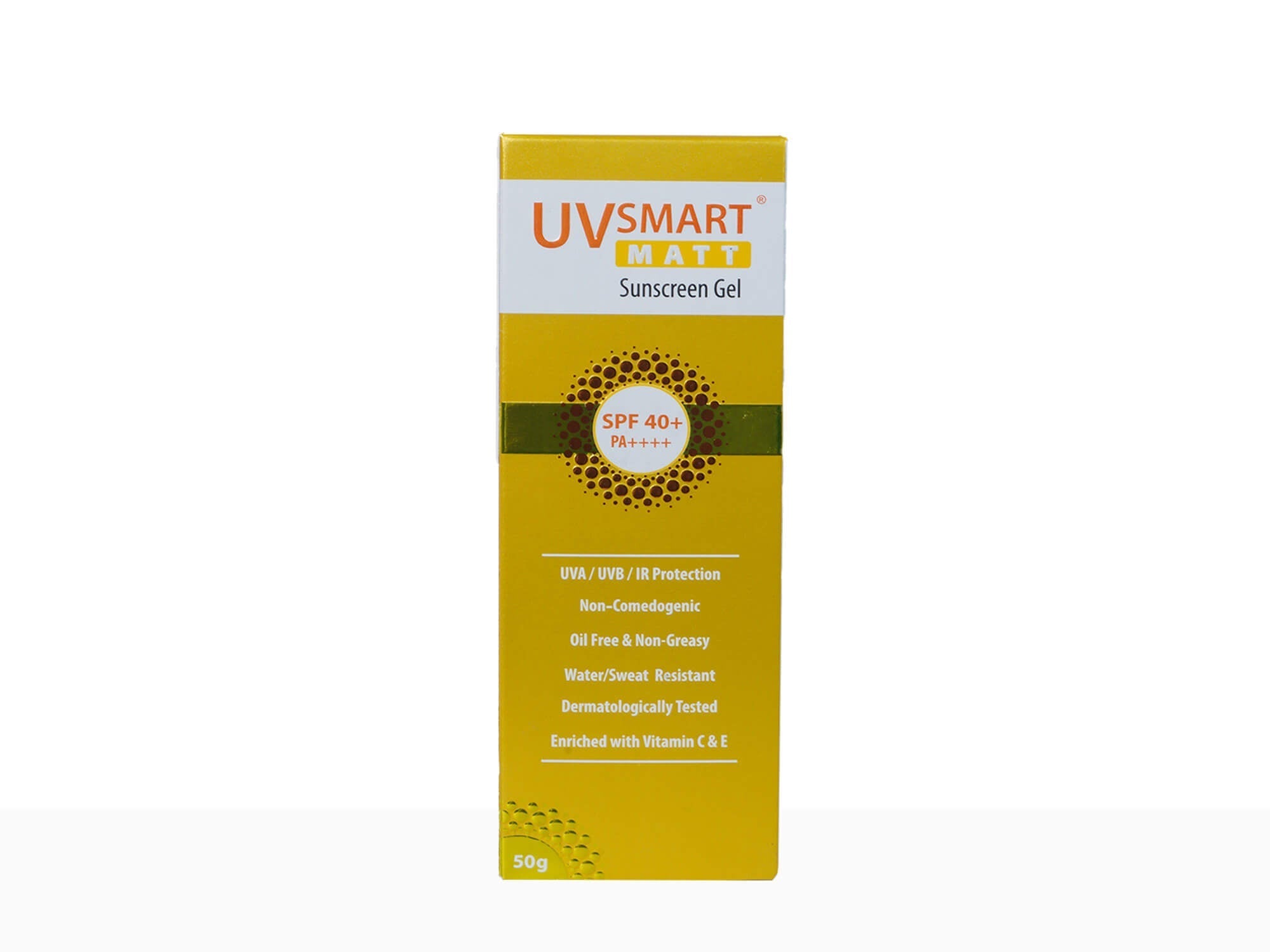 UVsmart Matt Sunscreen Gel SPF 40+/ PA++++