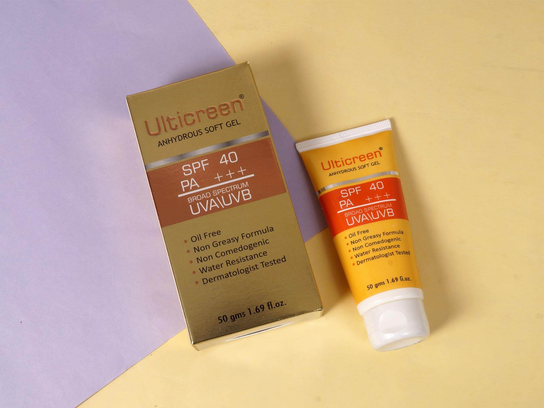 Ulticreen Anhydrous Soft Gel Sunscreen SPF 40 PA +++