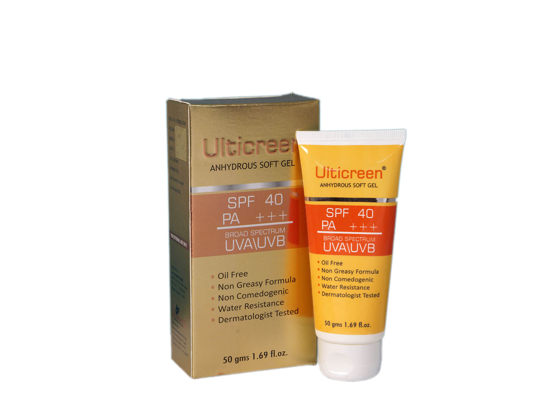 Ulticreen Anhydrous Soft Gel Sunscreen SPF 40 PA +++