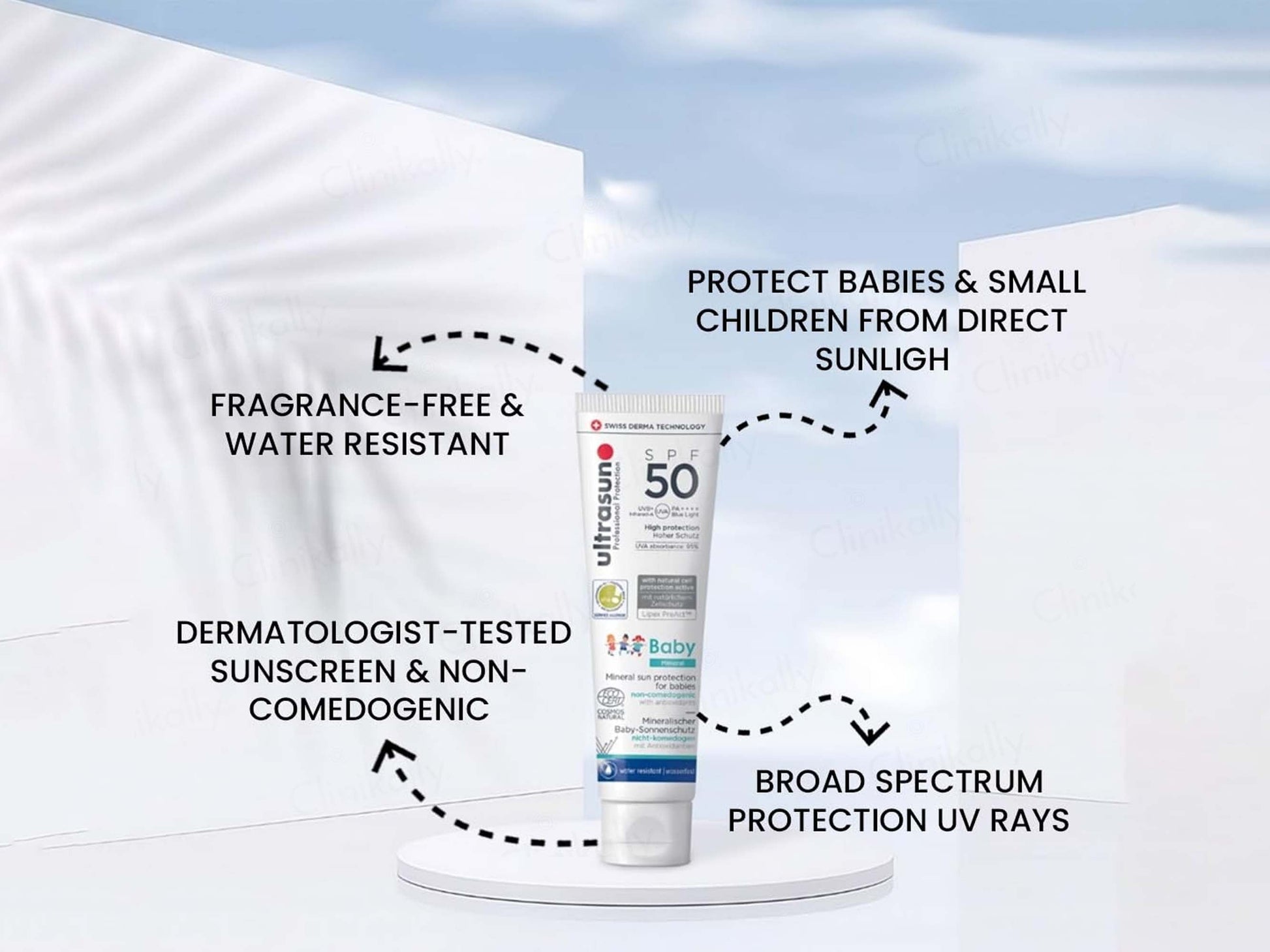Ultrasun Baby Mineral Sunscreen SPF 50 PA++++