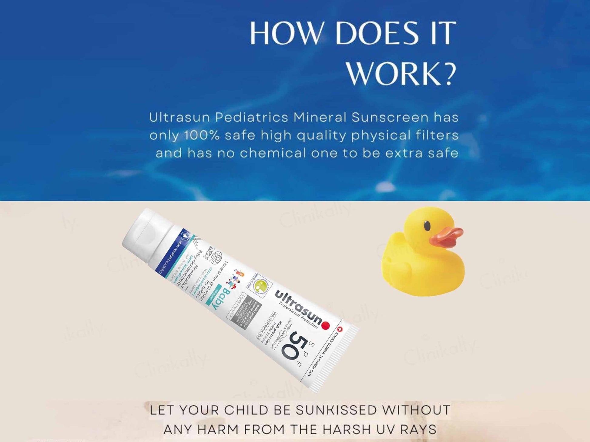 Ultrasun Baby Mineral Sunscreen SPF 50 PA++++