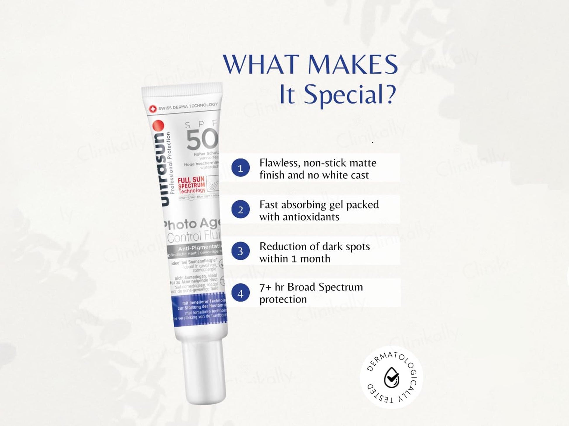 Ultrasun Photo Age Control Fluid Anti-Pigmentation Sunscreen SPF 50 PA++++
