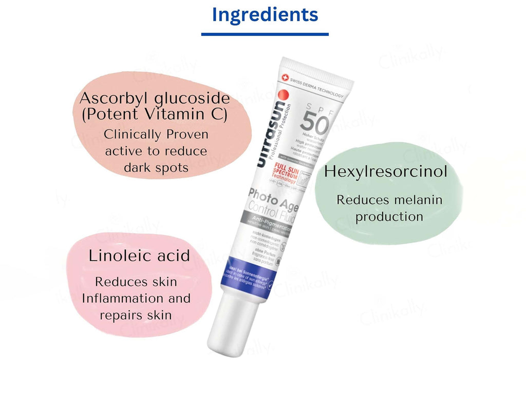Ultrasun Photo Age Control Fluid Anti-Pigmentation Sunscreen SPF 50 PA++++