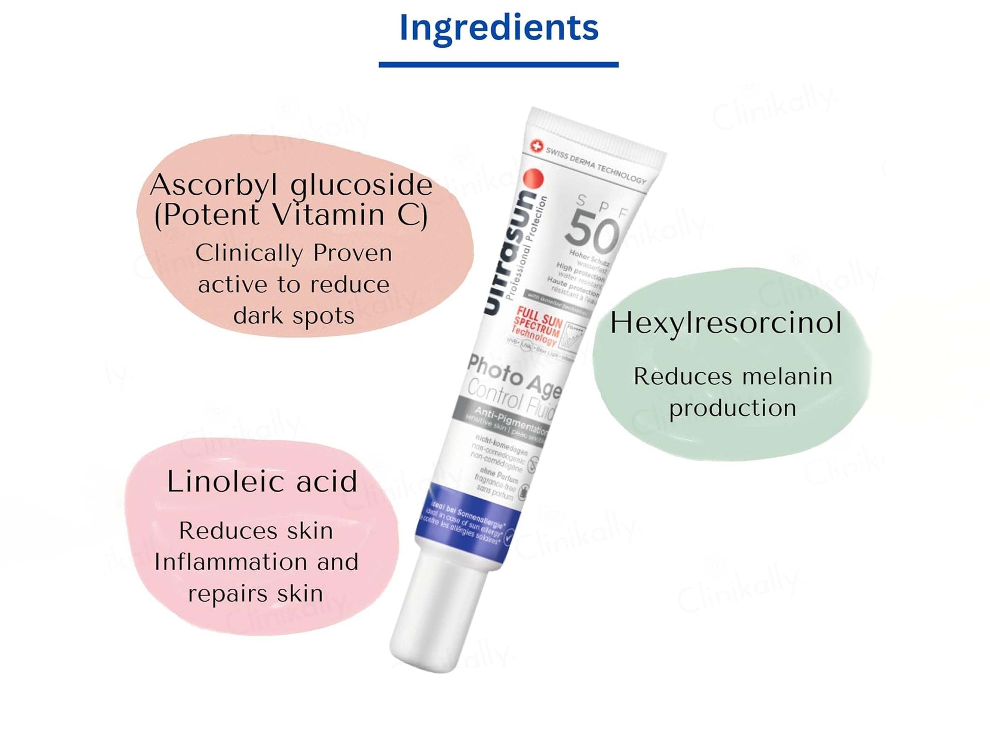 Ultrasun Photo Age Control Fluid Anti-Pigmentation Sunscreen SPF 50 PA++++