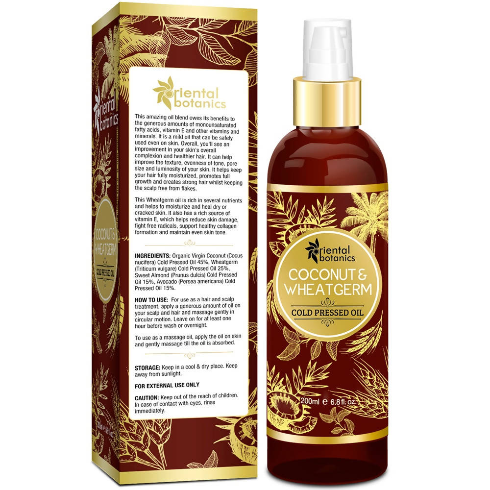 Oriental Botanics Coconut & Wheatgerm Cold Pressed Oil