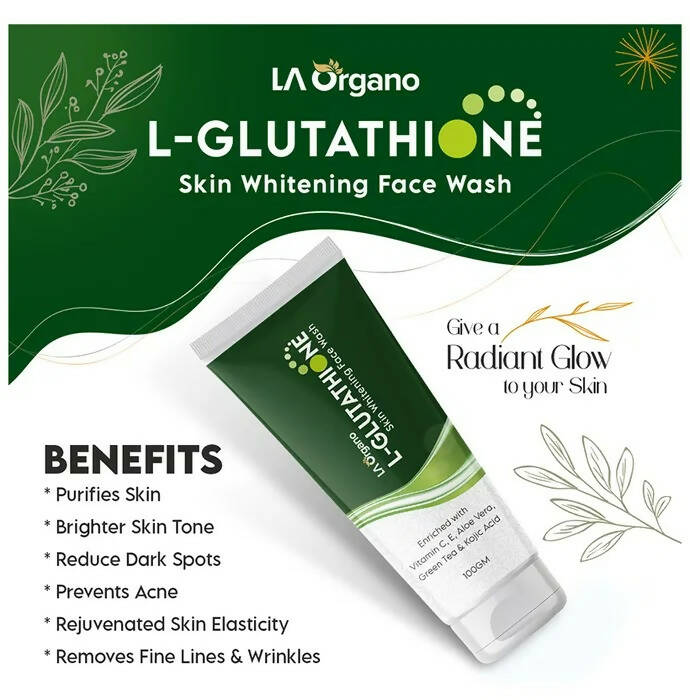 LA Organo L-Glutathione Skin Whitening Face Wash