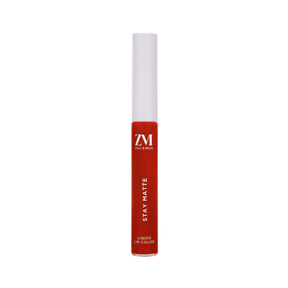 Zayn & Myza Stay Matte Liquid Lip Color - 02 Red Carpet