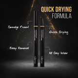 Gleva Liquid Eyeliner Pen Eye Makeup Waterproof Smudge proof - Black