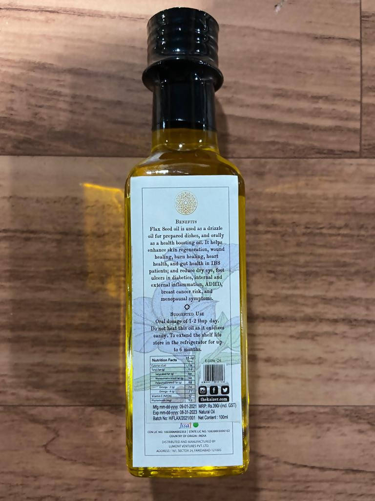 Kaizer Flax Seed Luxury Health Oil