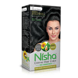 Nisha Creme Hair Color Natural Black