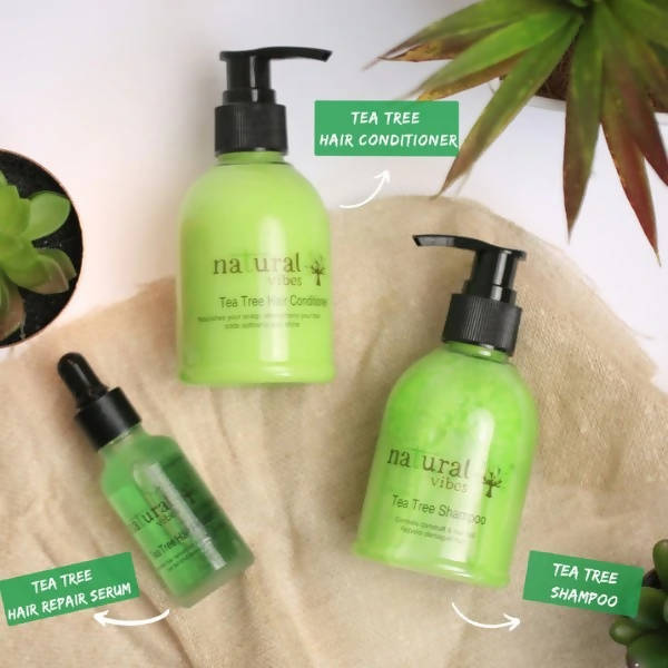 Natural Vibes Ayurvedic Tea Tree Shampoo
