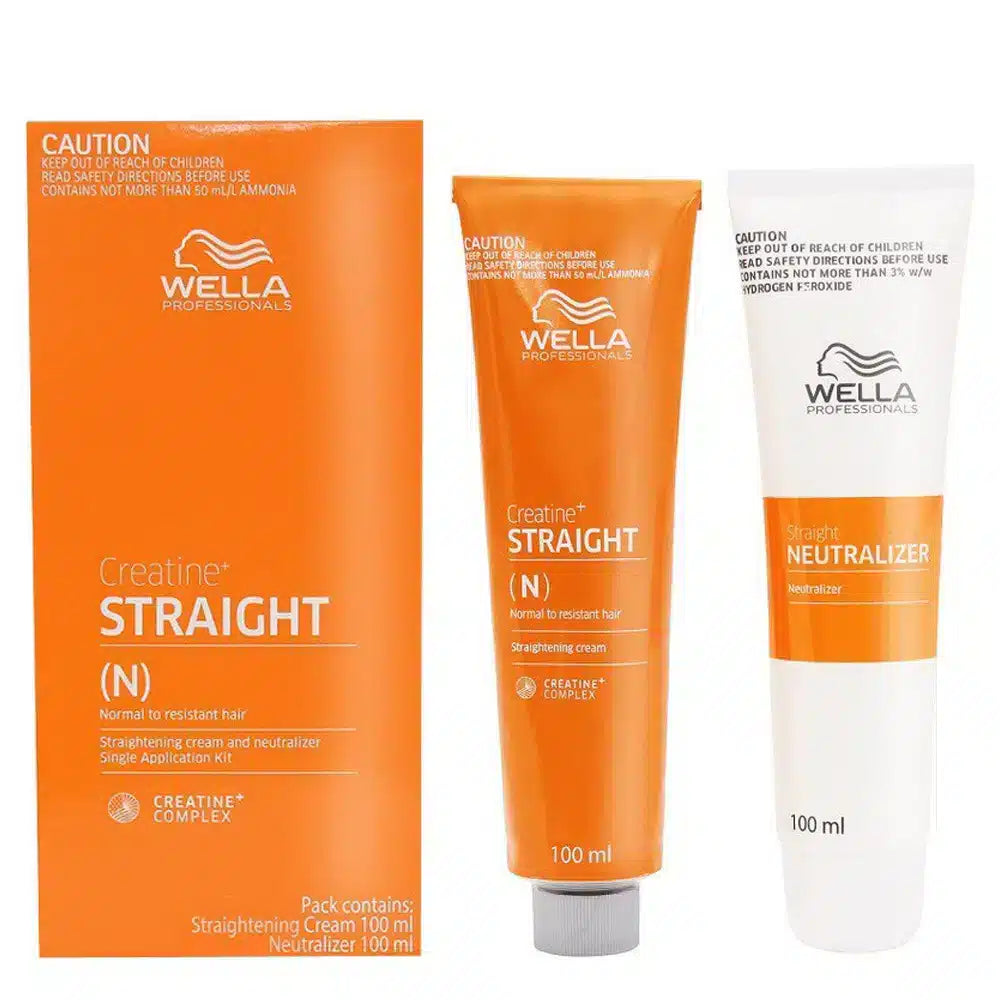 WELLA STRAIGHT(N) Permanent Straight System Hair Straightening Cream 100+100ml