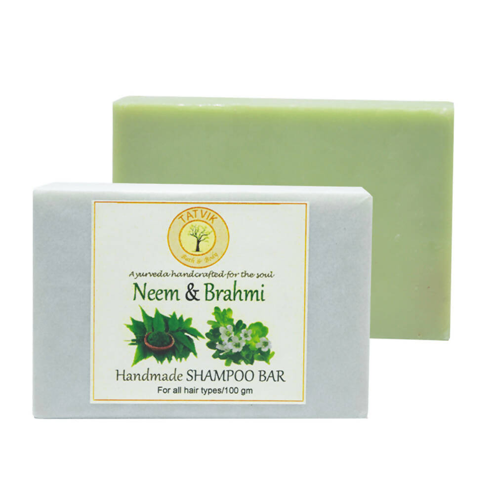 Tatvik Ayurveda Neem and Brahmi Shampoo Bar