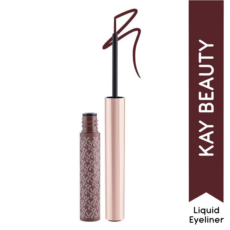 Kay Beauty By Katrina Kaif Quick Dry Liquid Eyeliner - Sizzling MochaIndigo