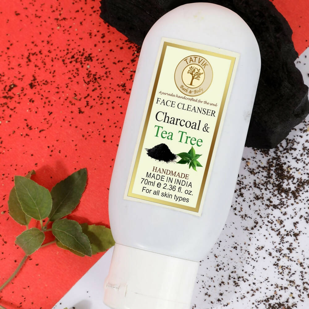 Tatvik Ayurveda Charcoal & Tea Tree Face Cleanser