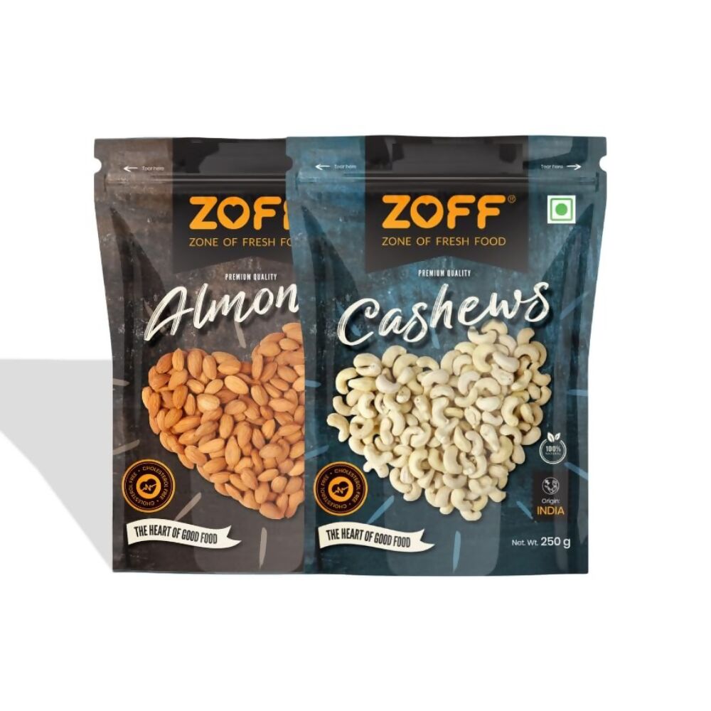 Zoff Premium Almonds & Cashews Combo