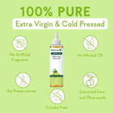 Wishcare 100% Pure Cold Pressed Castor Oil & Olive Oil Combo