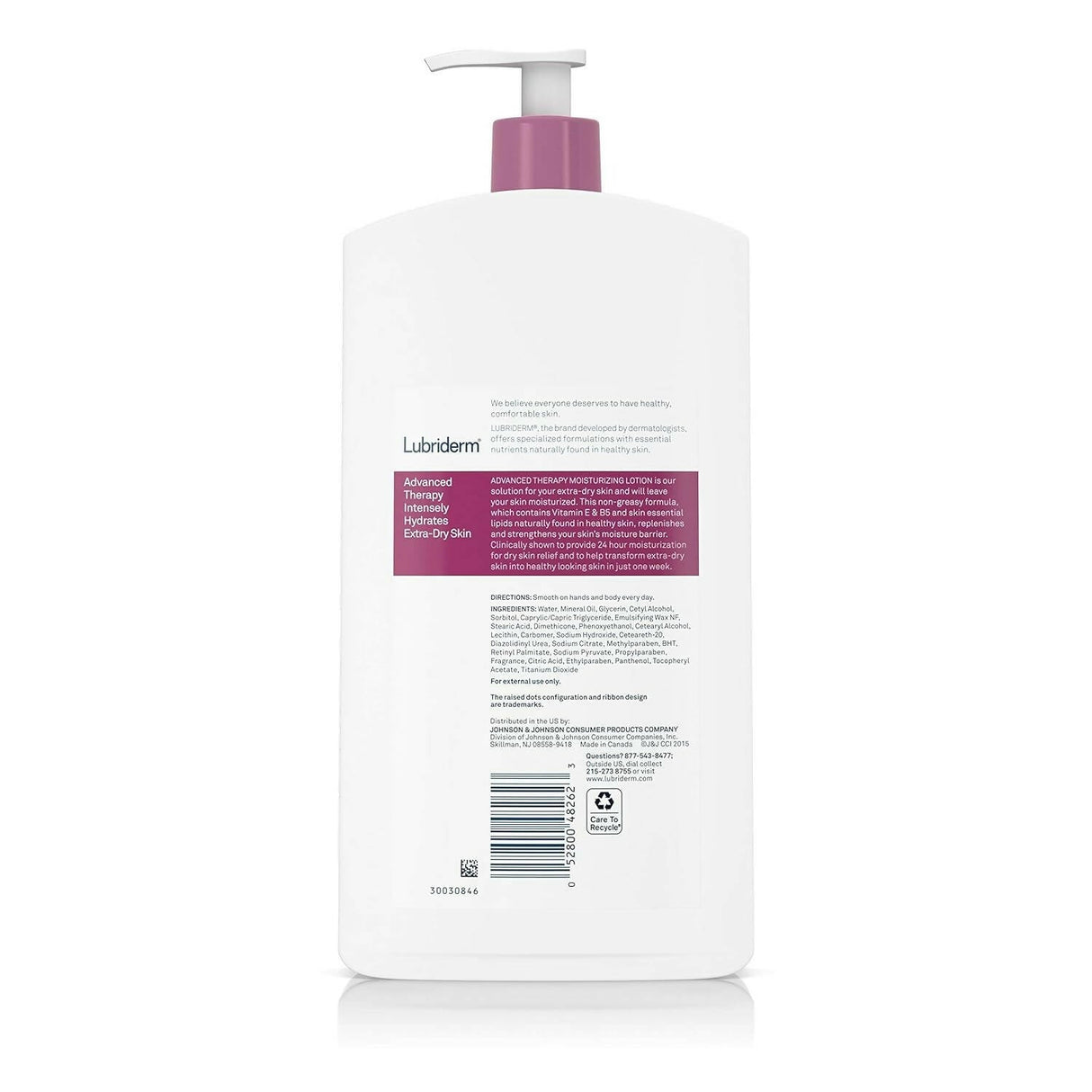 Lubriderm Advanced Therapy Moisturizing Hand And Body Lotion