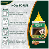 Streax Insta Shampoo Hair Color - Natural Brown