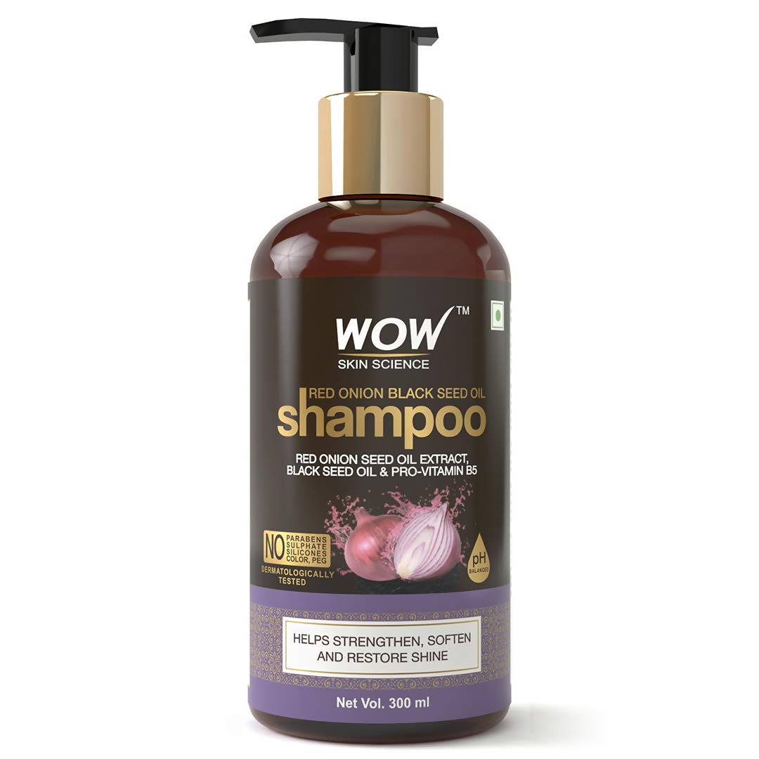 Wow Skin Science Onion & Collagen Anti Hairfall Shampoo For Strenghtens Roots & Prevents Hair Breakage