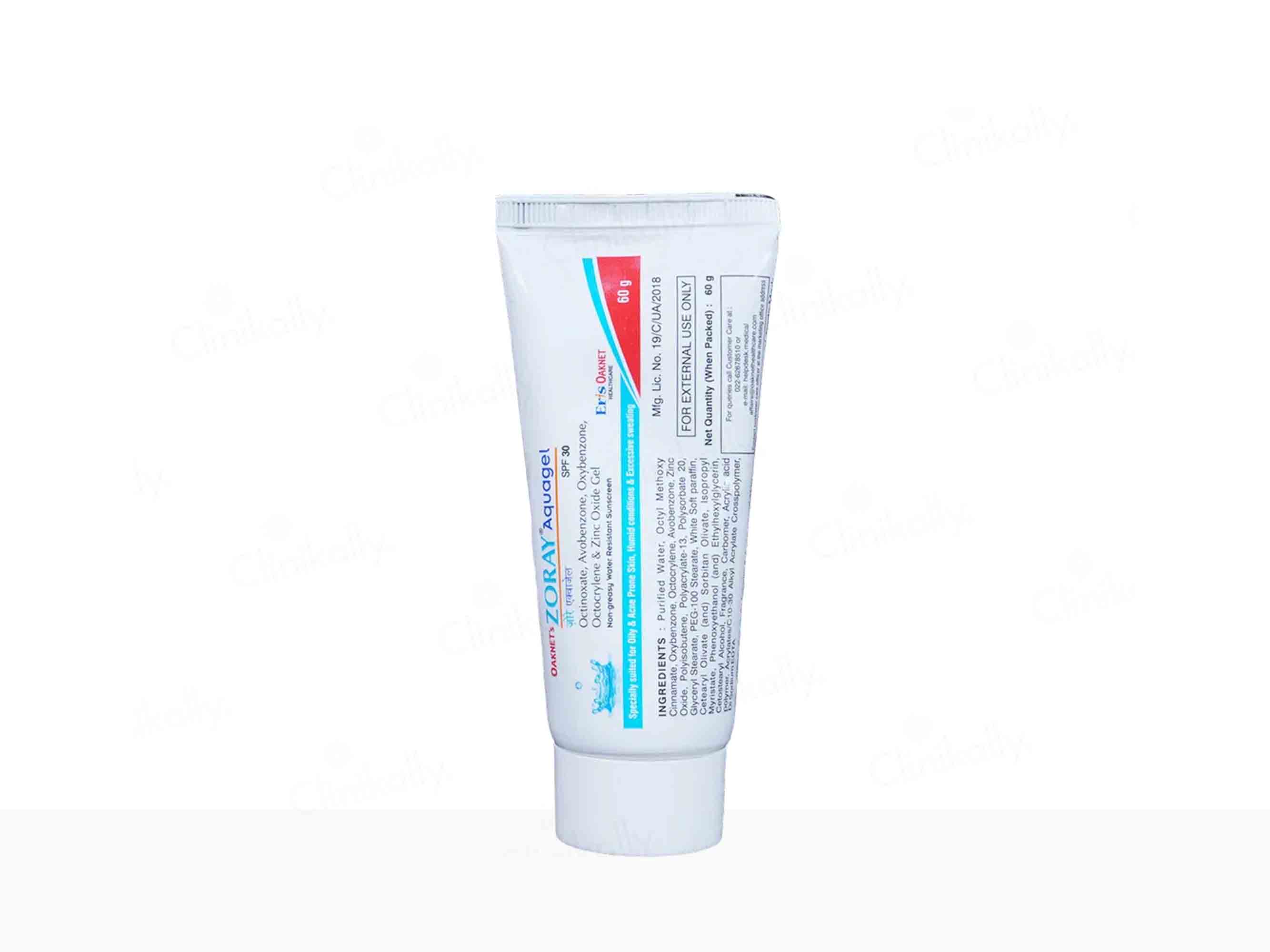 Zoray Aquagel Sunscreen SPF 30