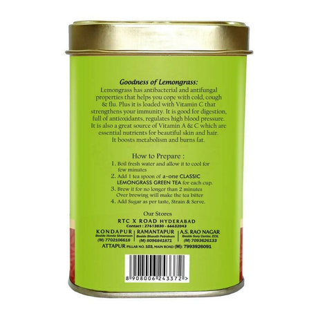 A - One Classic Premium Lemongrass Green Tea - Vamzn#