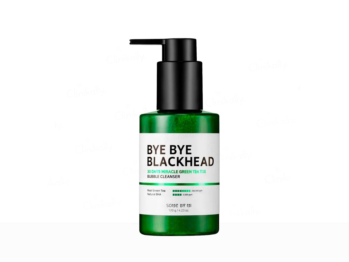 SOME BY MI Bye Bye Blackhead 30 Days Miracle Green Tea Tox Bubble Cleanser