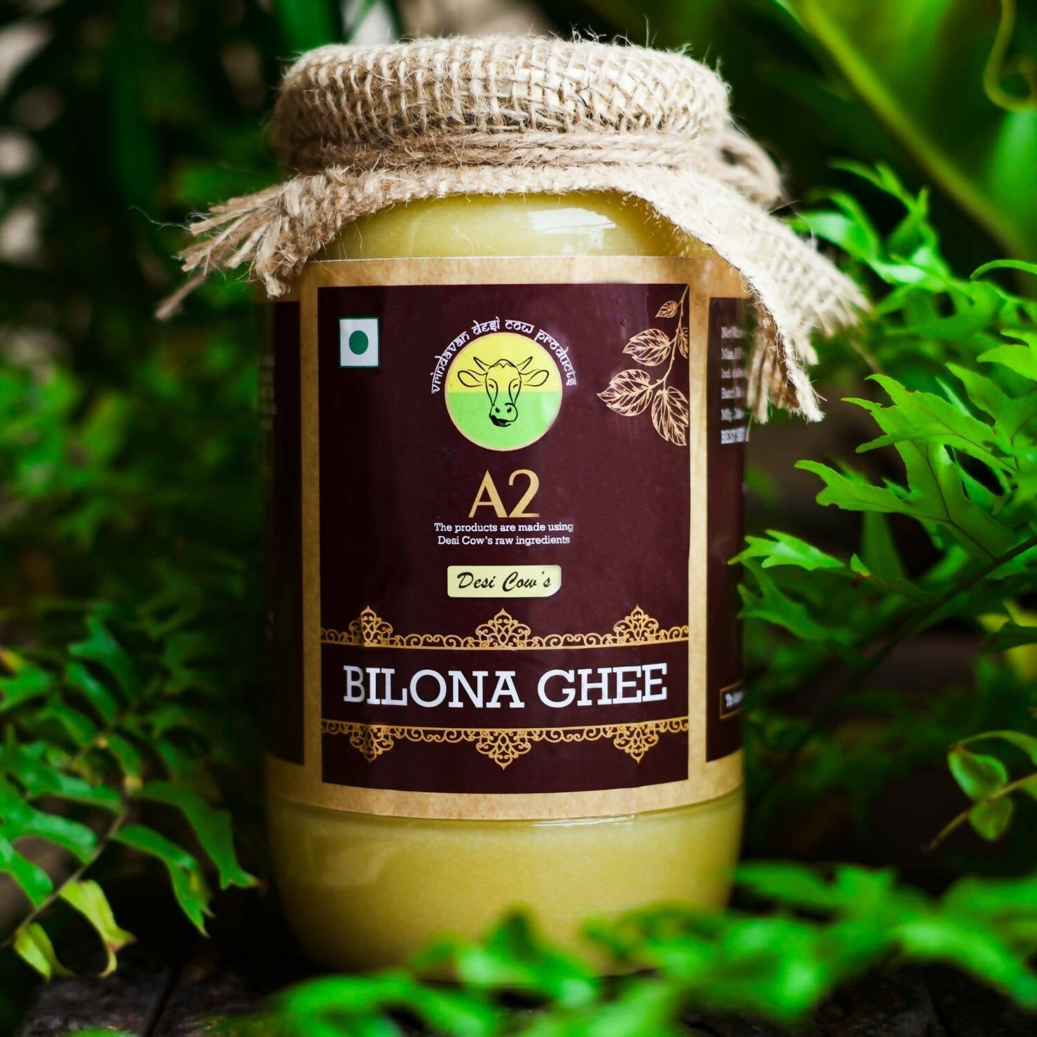 A2 Organics Desi Gir Cow A2 Bilona Ghee | Cultured Ghee | Vedic Bilona Method Ghee - Vamzn#