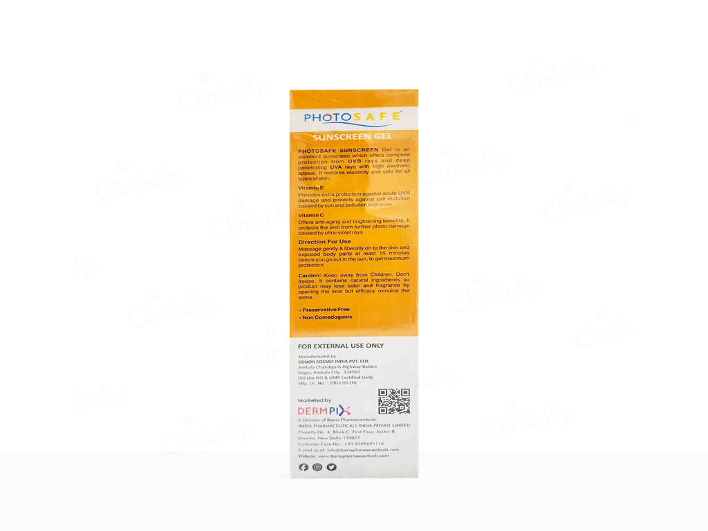 Photosafe Broad Spectrum Mineral Sunscreen Gel SPF 50+++