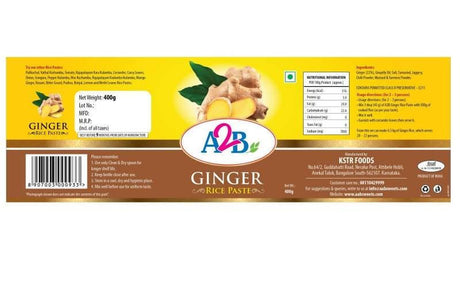 A2B - Adyar Ananda Bhavan Ginger Rice Paste - Vamzn#