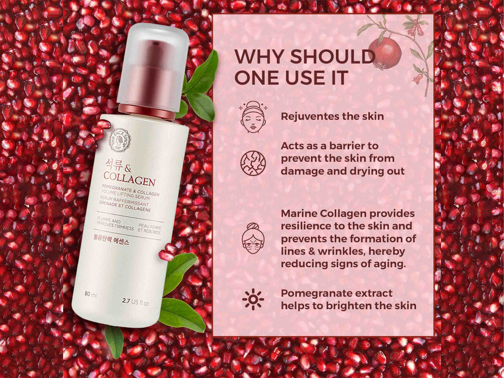 The Face Shop Pomegranate & Collagen Volume Lifting Serum