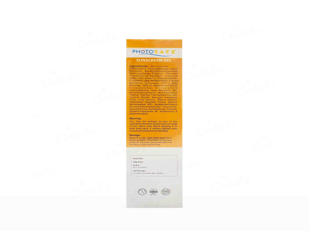 Photosafe Broad Spectrum Mineral Sunscreen Gel SPF 50+++
