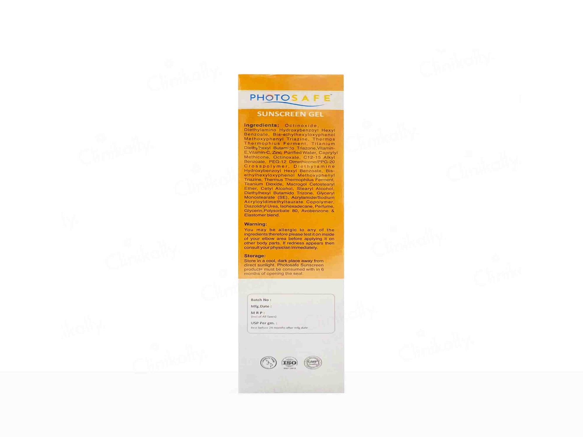 Photosafe Broad Spectrum Mineral Sunscreen Gel SPF 50+++