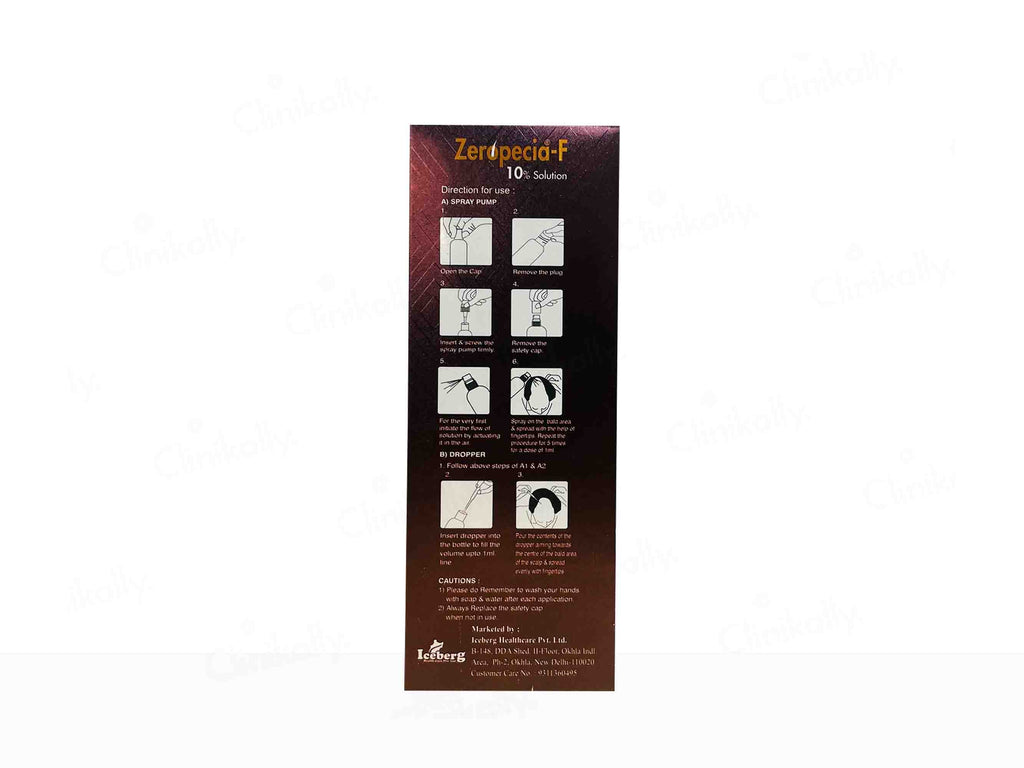 Zeropecia F 10% Topical Solution