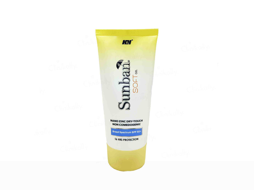 Sunban Soft Gel Nano Zinc Dry-Touch Sunscreen SPF 50+