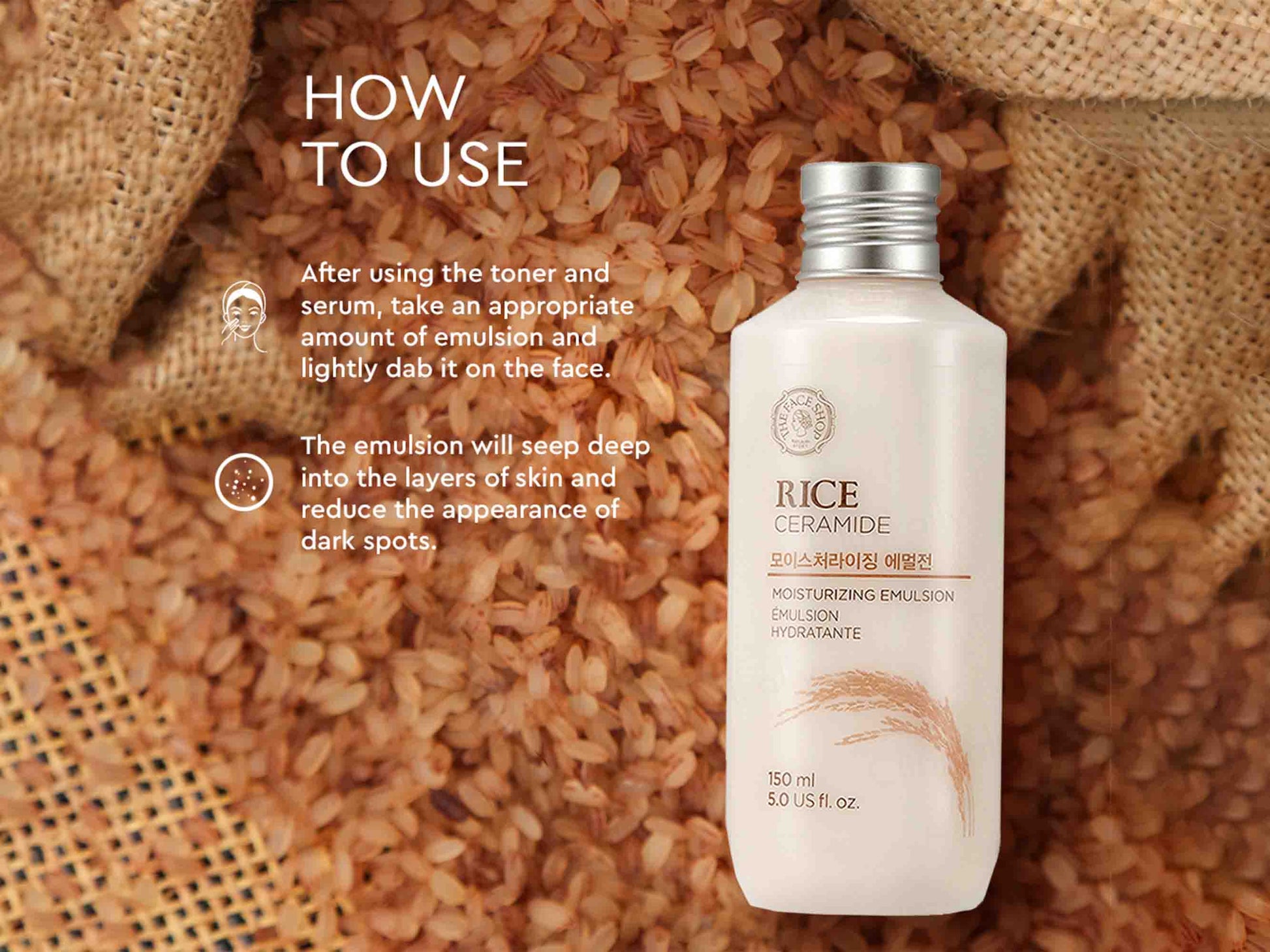 The Face Shop Rice & Ceramide Moisturizing Emulsion