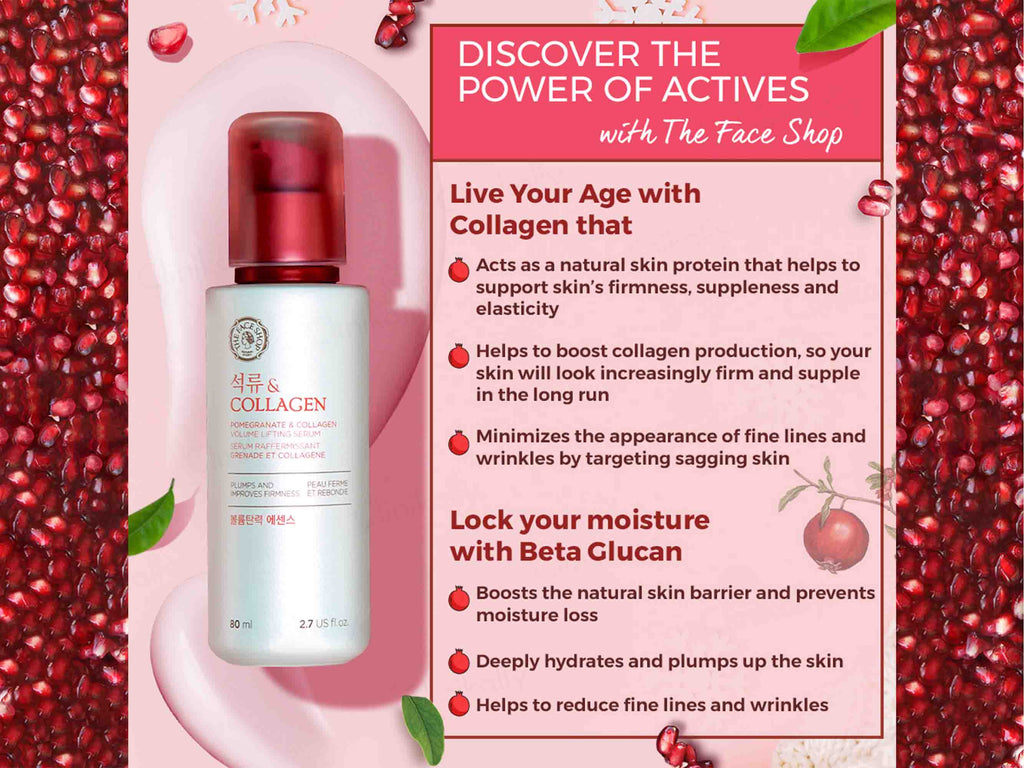 The Face Shop Pomegranate & Collagen Volume Lifting Serum