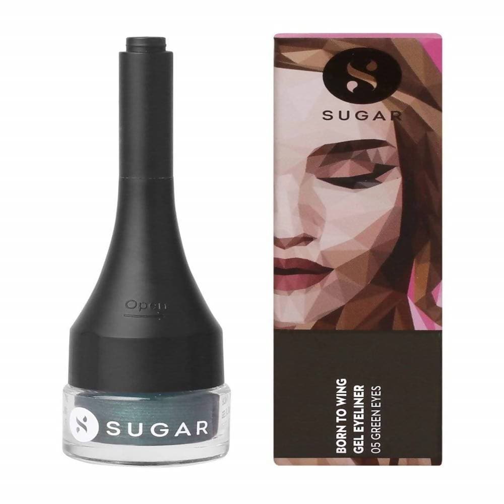 Sugar Born To Wing Gel Eyeliner - Green Eyes (Dark Green/Deep Green)