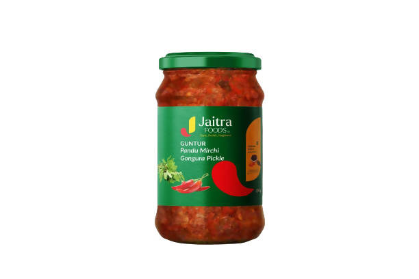 Jaitra Foods Guntur Pandumirchi Gongura Pickle
