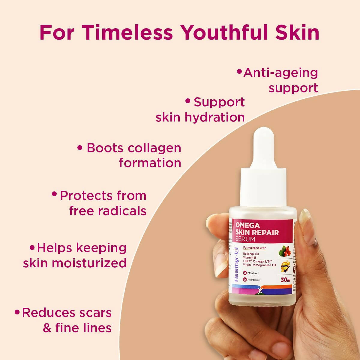 Healthyr-U Omega Skin Repair Face Serum