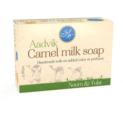 Aadvik Camel Milk Soap With Neem & Tulsi - Vamzn#