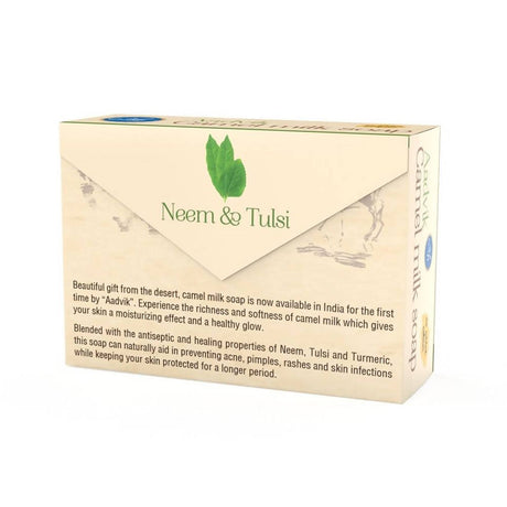 Aadvik Camel Milk Soap With Neem & Tulsi - Vamzn#