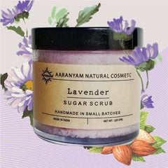 Aaranyam Lavender Sugar Scrub For Face & Body - Vamzn#