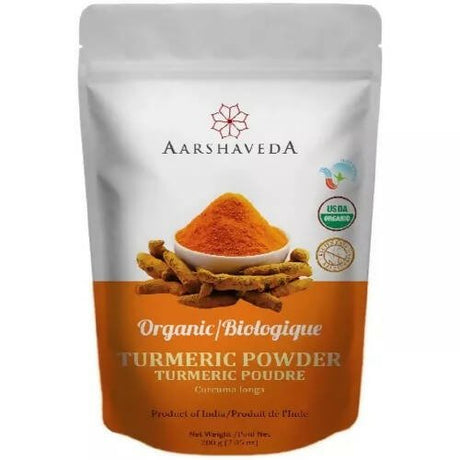 Aarshaveda Organic Turmeric Powder - Vamzn#